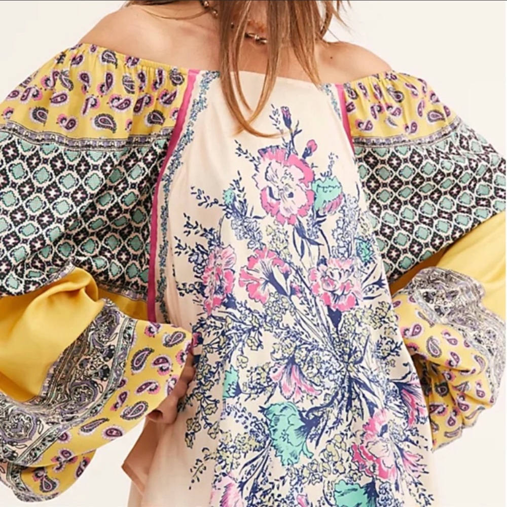 CCO 🌟 Host Pick 🌟 Like New Free People Positano Blouse Small